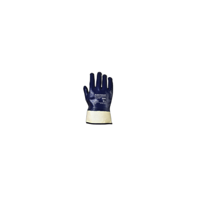 A302NARL, A302 - Fully Dipped Nitrile Safety Cuff, size L / Защитные перчатки, масло бензостойкие с
